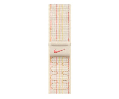 Pasek do smartwatchy Apple Opaska sportowa Nike 38-42mm księżycowa poświata/różowy